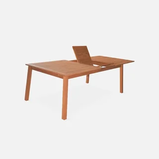 Table de jardin extensible 12 personnes bois eucalyptus FSC Almeria