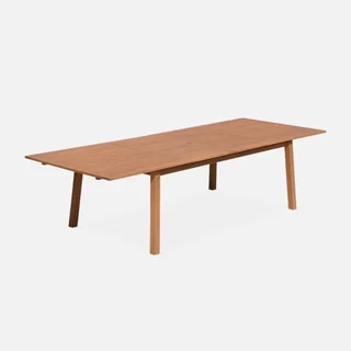 Table de jardin extensible 12 personnes bois eucalyptus FSC Almeria