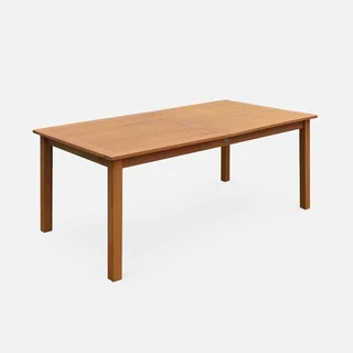 Mesa de Jardim Extensível Almeria 8-10 Lugares Madeira de Eucalipto FSC com Extensão Borboleta