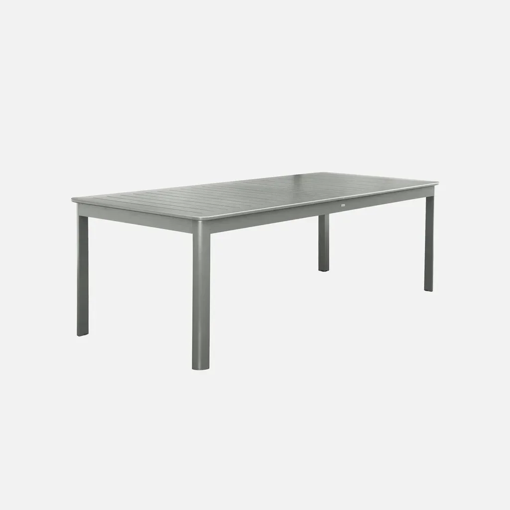 Table de jardin extensible aluminium 10 personnes Seattle gris anthracite