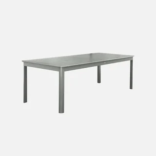 Table de jardin extensible aluminium 10 personnes Seattle gris anthracite