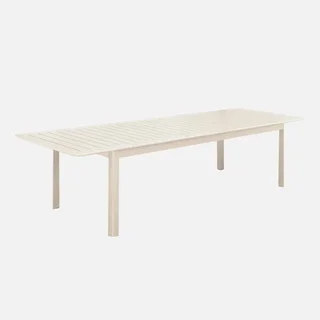 Table de jardin extensible aluminium 10 personnes Seattle anthracite