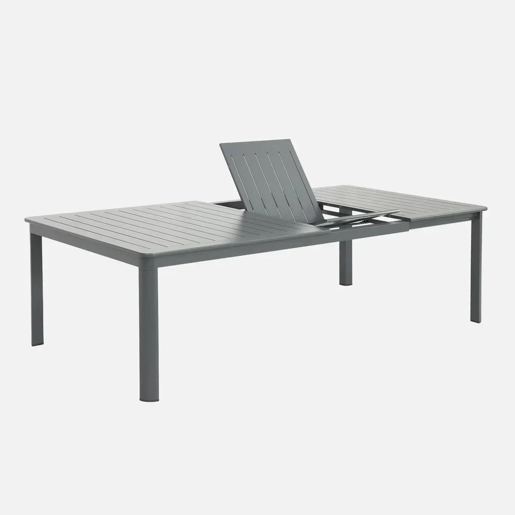 Table de jardin extensible aluminium 12 personnes Karo terrasse