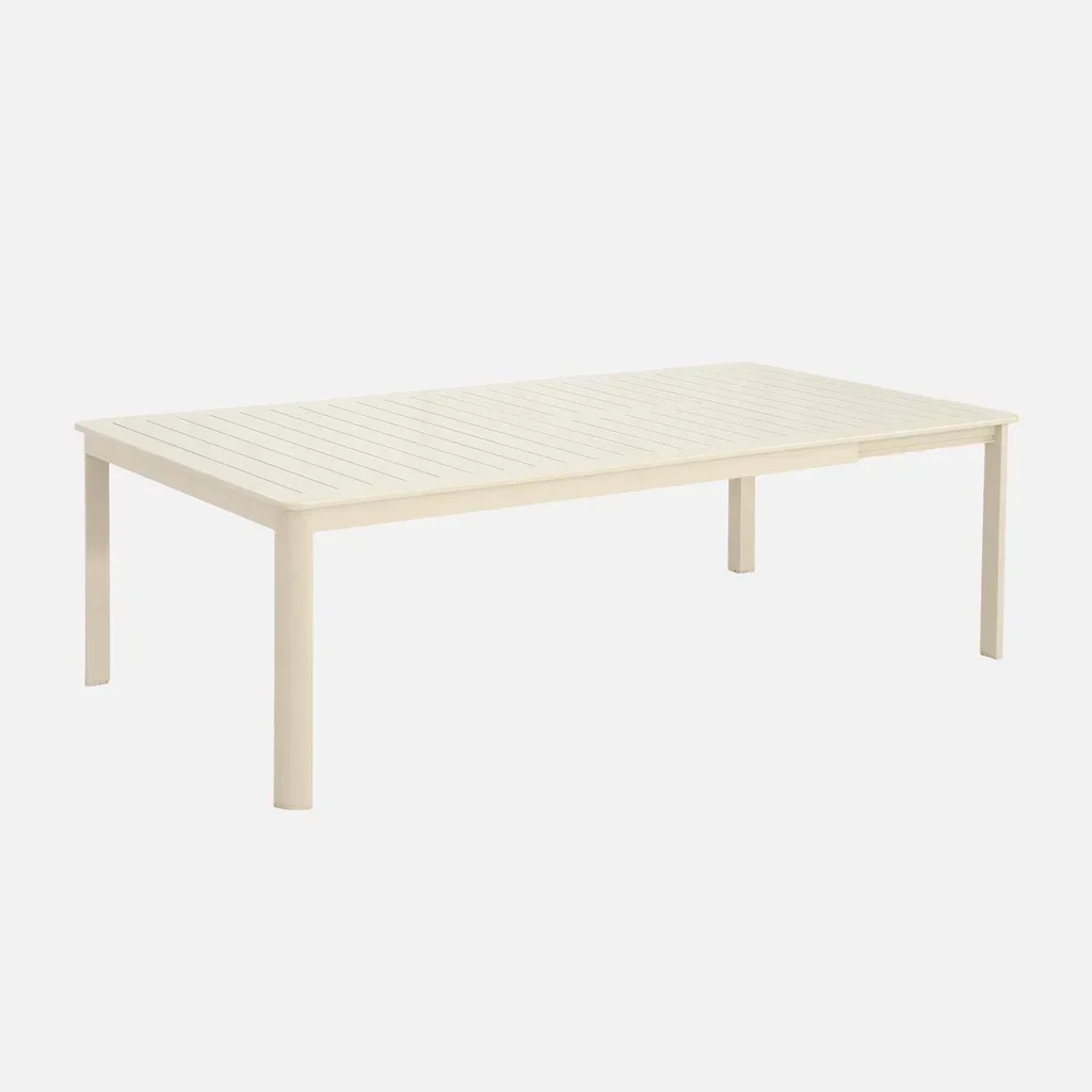 Table de jardin extensible aluminium 12 personnes Karo terrasse