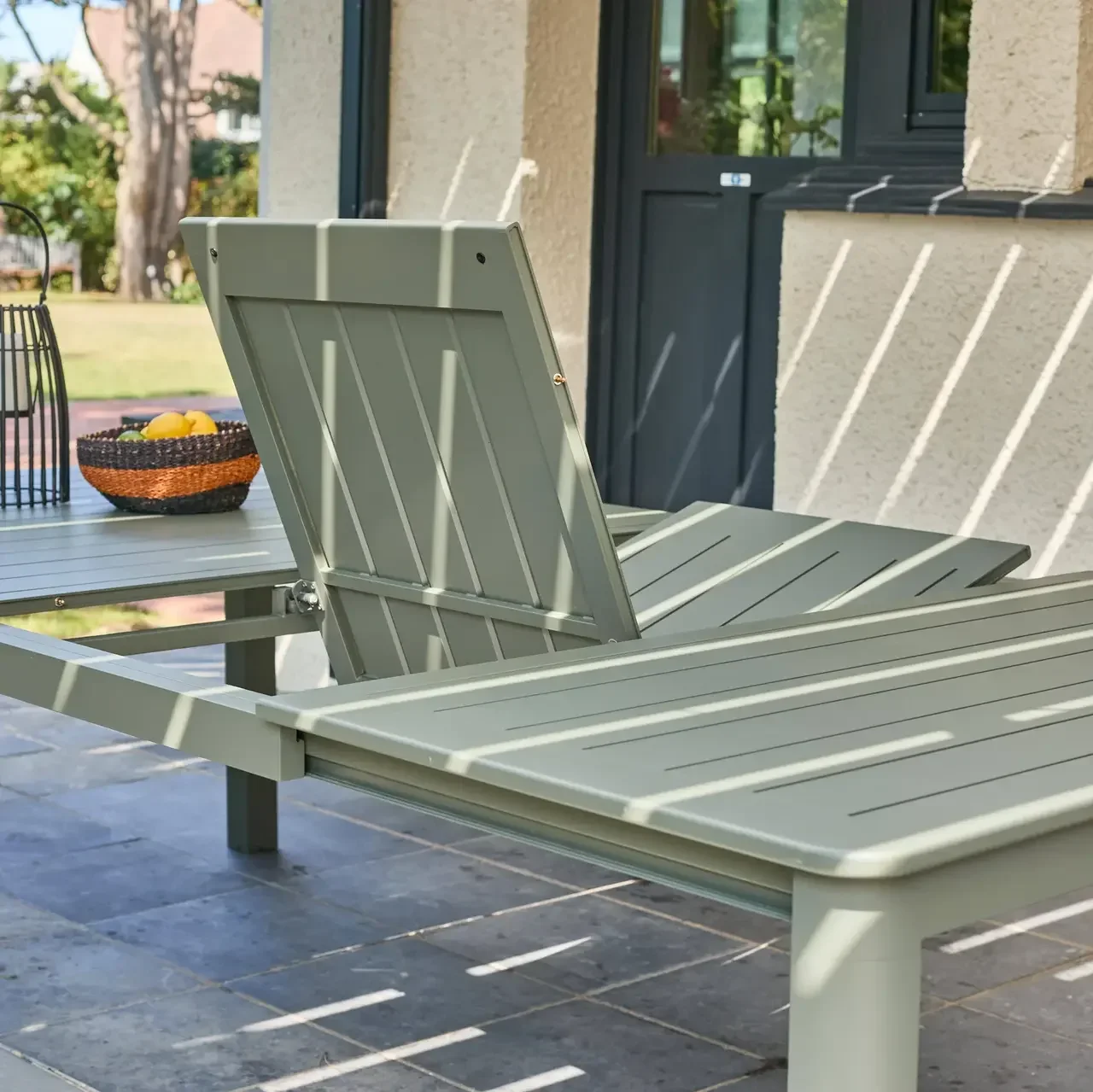 Table de jardin extensible aluminium 12 personnes Karo