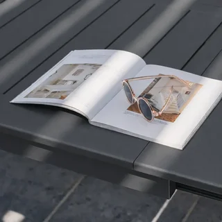Table de jardin extensible aluminium 12 personnes Karo terrasse