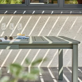 Table de jardin extensible aluminium 12 personnes Karo