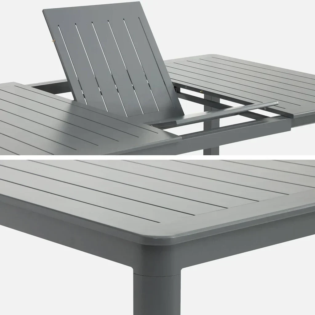 Table de jardin extensible aluminium 12 personnes Karo terrasse