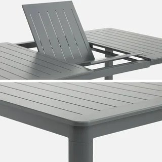 Table de jardin extensible aluminium 12 personnes Karo terrasse
