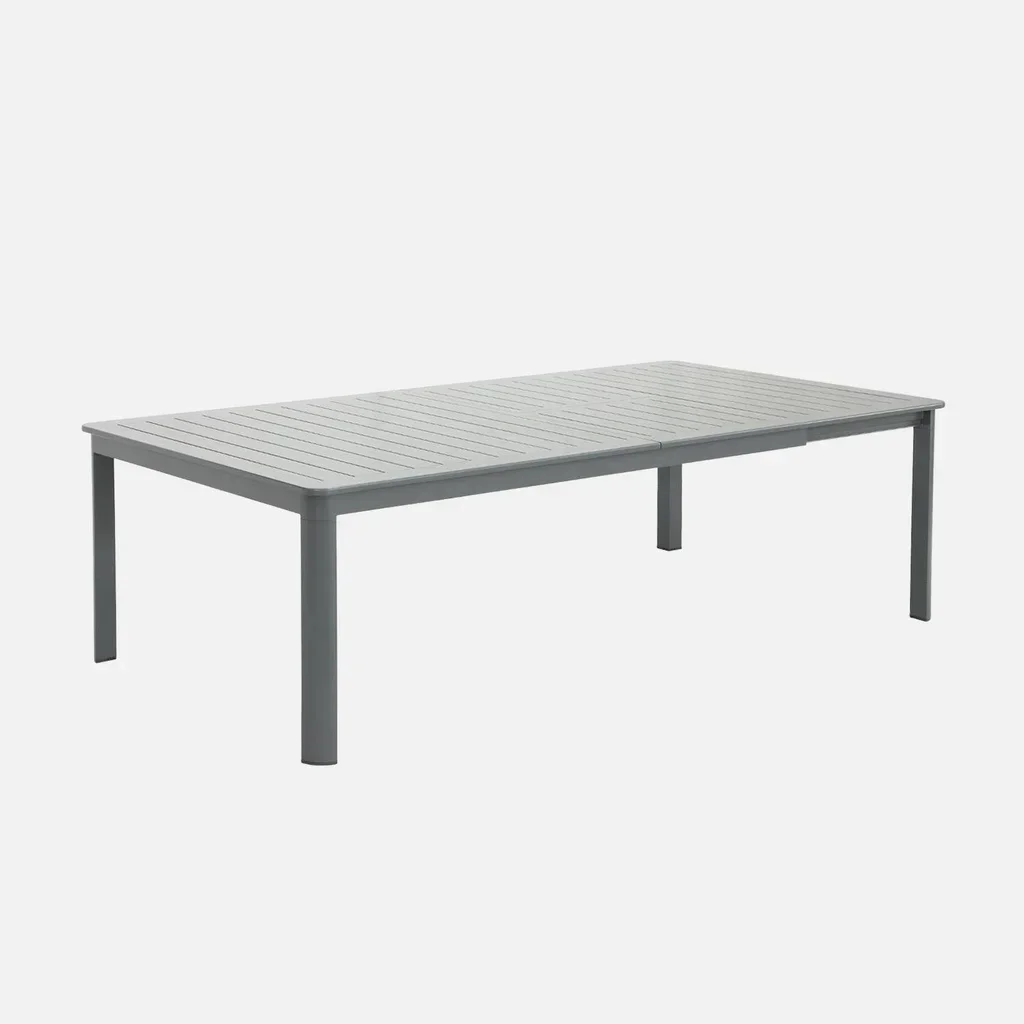 Table de jardin extensible aluminium 12 personnes Karo terrasse