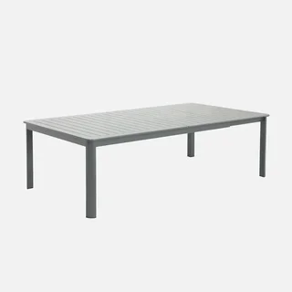 Table de jardin extensible aluminium 12 personnes Karo terrasse