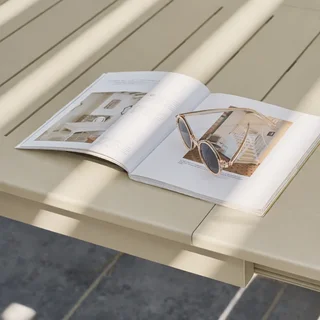 Table de jardin extensible aluminium 12 personnes Karo terrasse