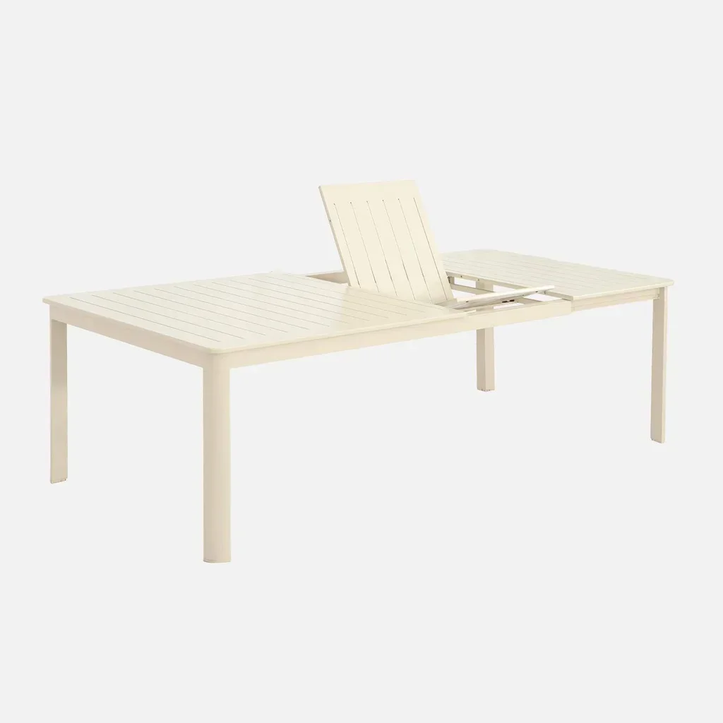 Table de jardin extensible aluminium 12 places Karo terrasse repas extérieur