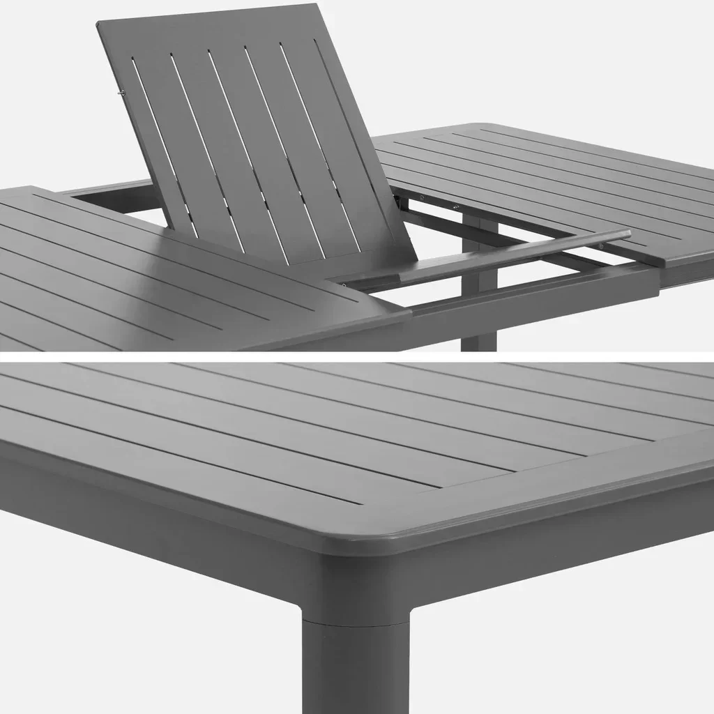 Table de jardin extensible aluminium 12 places Karo terrasse