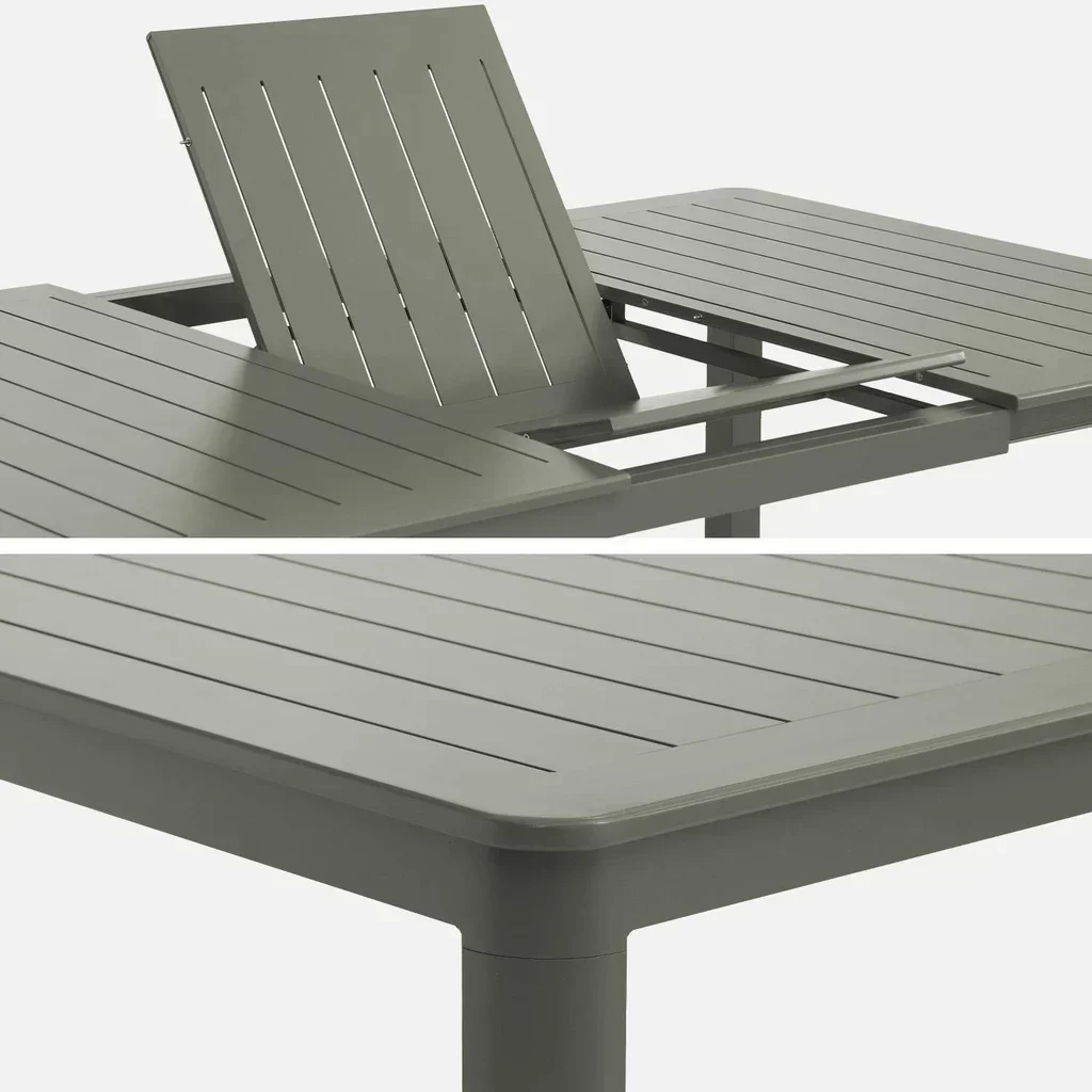 Table de jardin extensible aluminium 12 places Karo terrasse repas extérieur