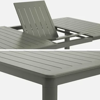 Table de jardin extensible aluminium 12 places Karo terrasse repas extérieur