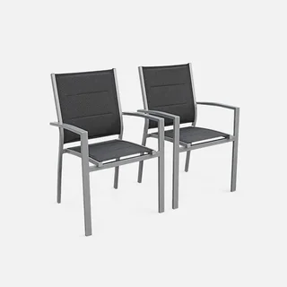 Table de jardin extensible aluminium 6 places Chicago