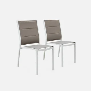 Table de jardin extensible aluminium 6 places Chicago