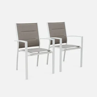 Table de jardin extensible aluminium 6 places Chicago