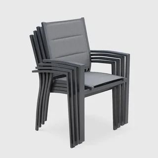 Table jardin extensible aluminium 8 places Philadelphie design moderne