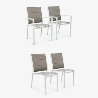 Table de jardin extensible aluminium Chicago 8 places 175-245 cm