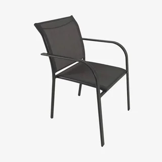 Table de jardin extensible aluminium 8 places Elora anthracite