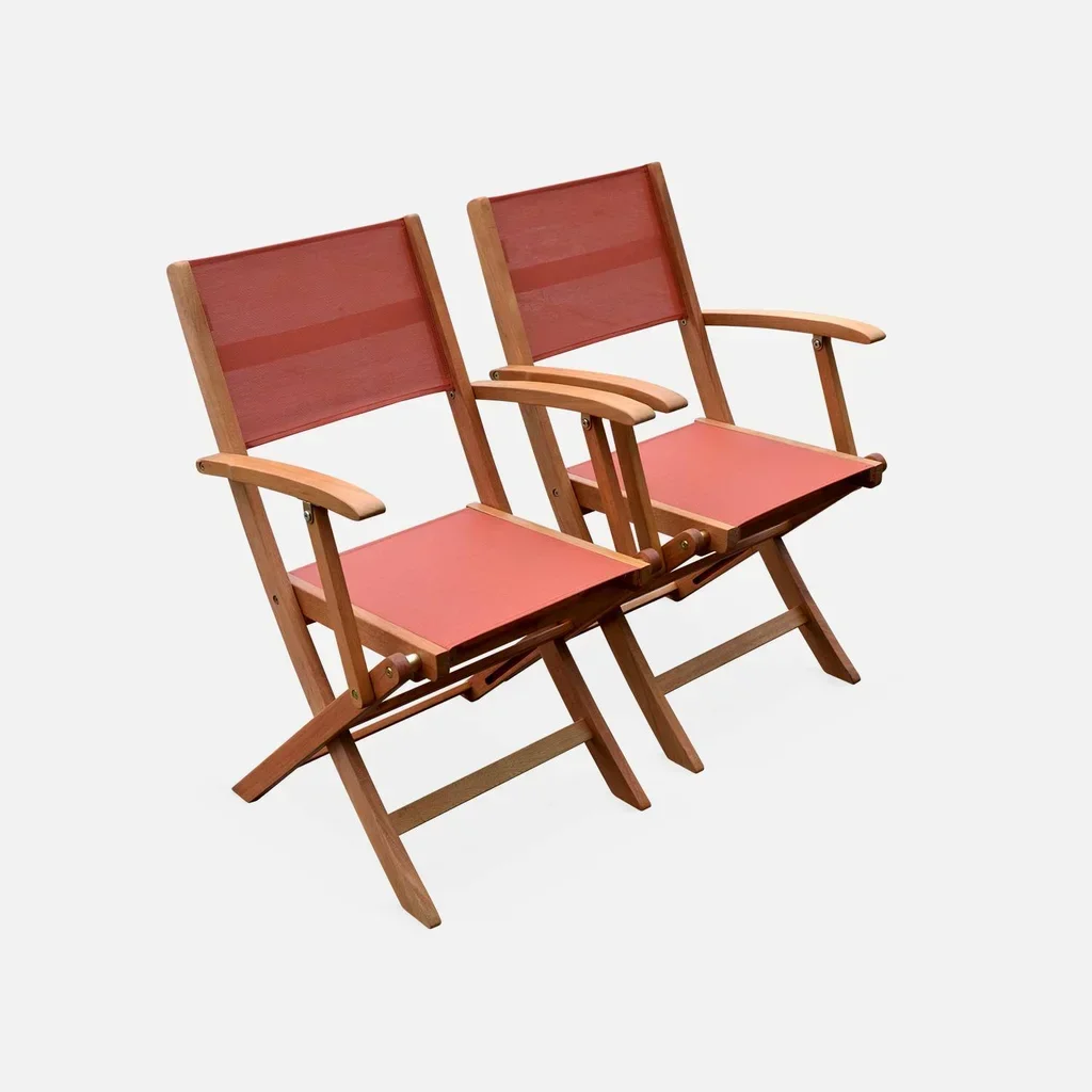 Mesa de jardín extensible madera eucalipto 10 plazas Almeria