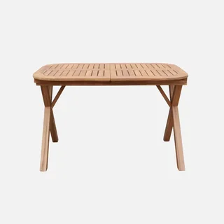 Tavolo da giardino allungabile legno di acacia 4 a 6 posti Tanzo