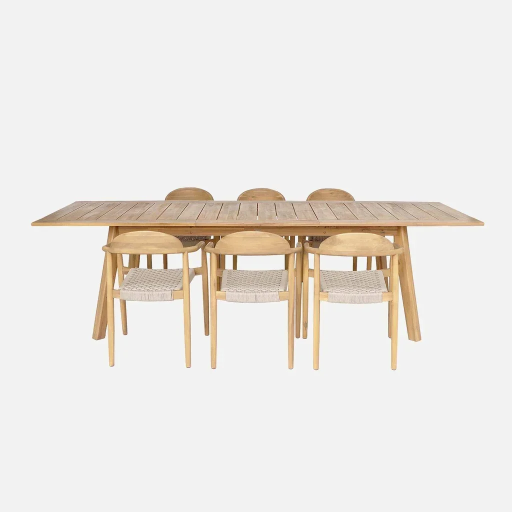 Table de jardin extensible acacia 6 places Palena