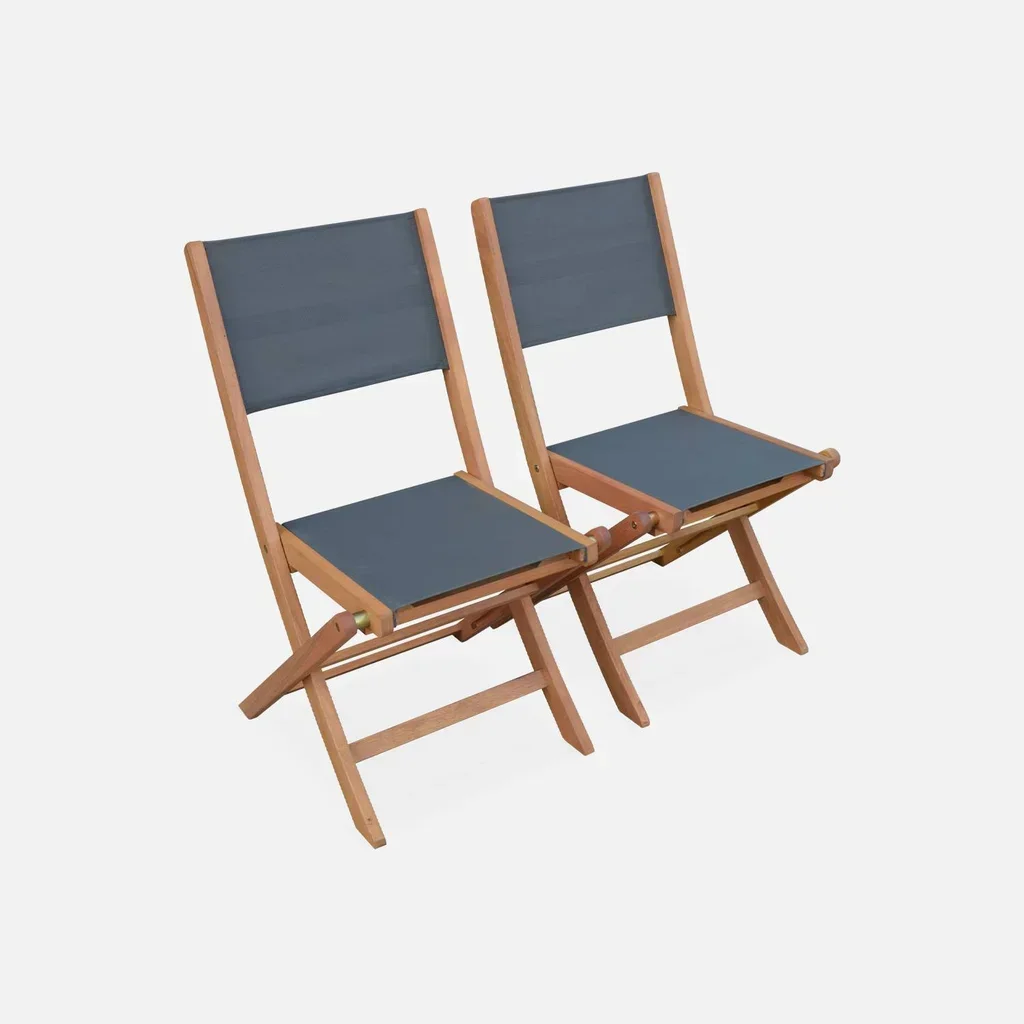 Mesa de jardín extensible Almeria eucalipto 8 plazas con extensión
