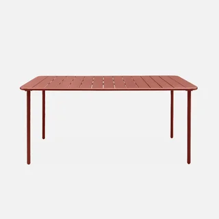 Ensemble table et chaises de jardin Amélia 6 places acier antirouille