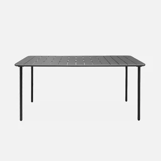 Table de jardin métal 6 places Amélia - Design intemporel extérieur