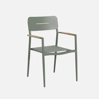 Table de jardin ovale extensible aluminium 8 places Metora Fira