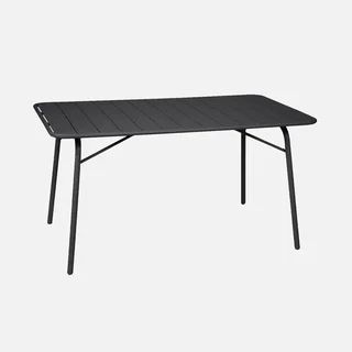 Table de jardin pliante Amélia métal 6 places avec chaises Liva