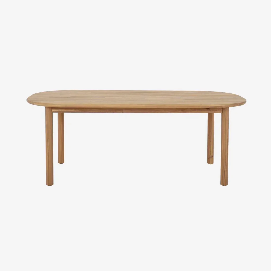 Table de jardin rectangulaire acacia 6 personnes 200x100cm Sorrento