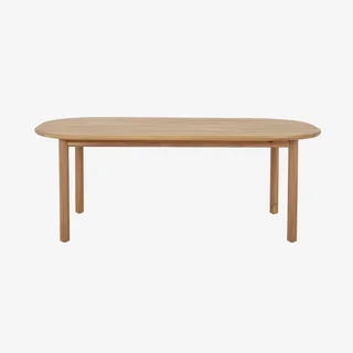 Table de jardin rectangulaire acacia 6 personnes 200x100cm Sorrento