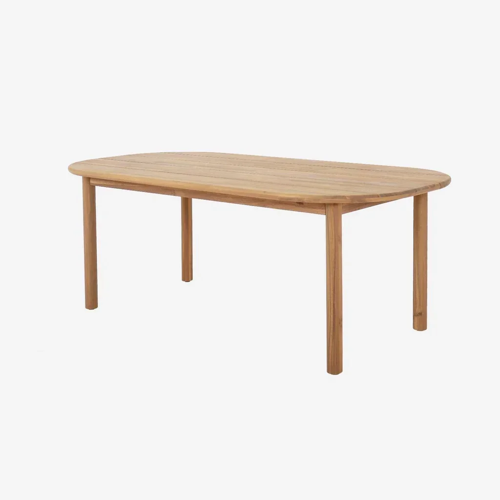 Table de jardin rectangulaire acacia 6 personnes 200x100cm Sorrento