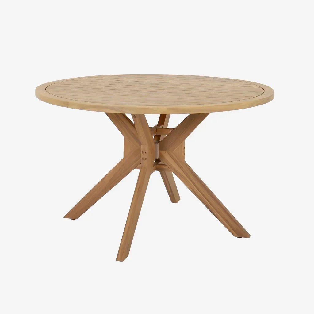 Table de jardin rectangulaire bois acacia 6 personnes Avena extérieur terrasse