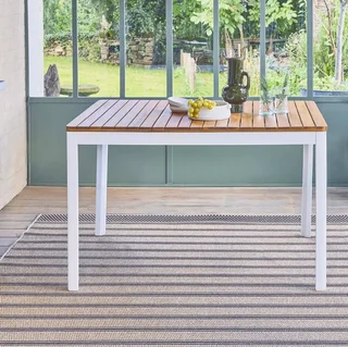 Mesa de jardín madera acacia 6 personas Senora 120 cm