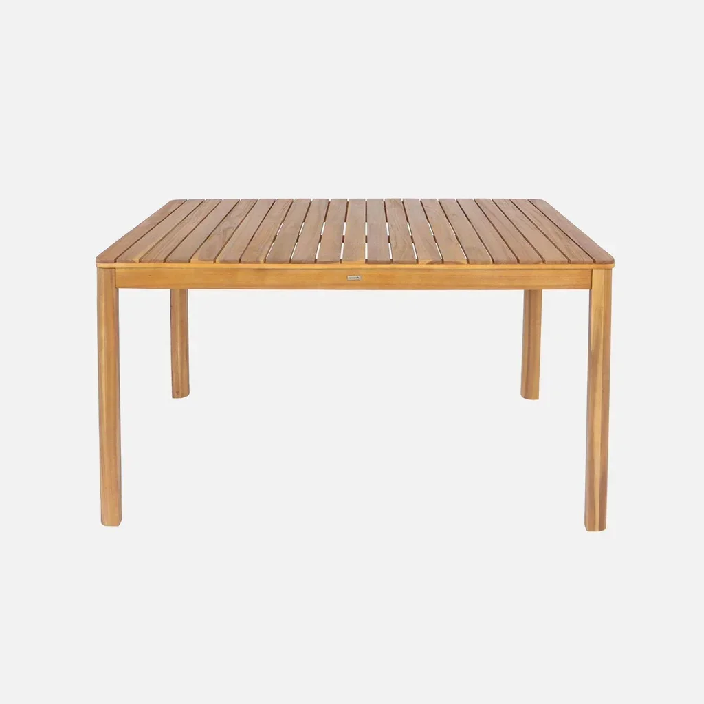 Mesa de jardín rectangular madera acacia 6 personas Senora 120 cm