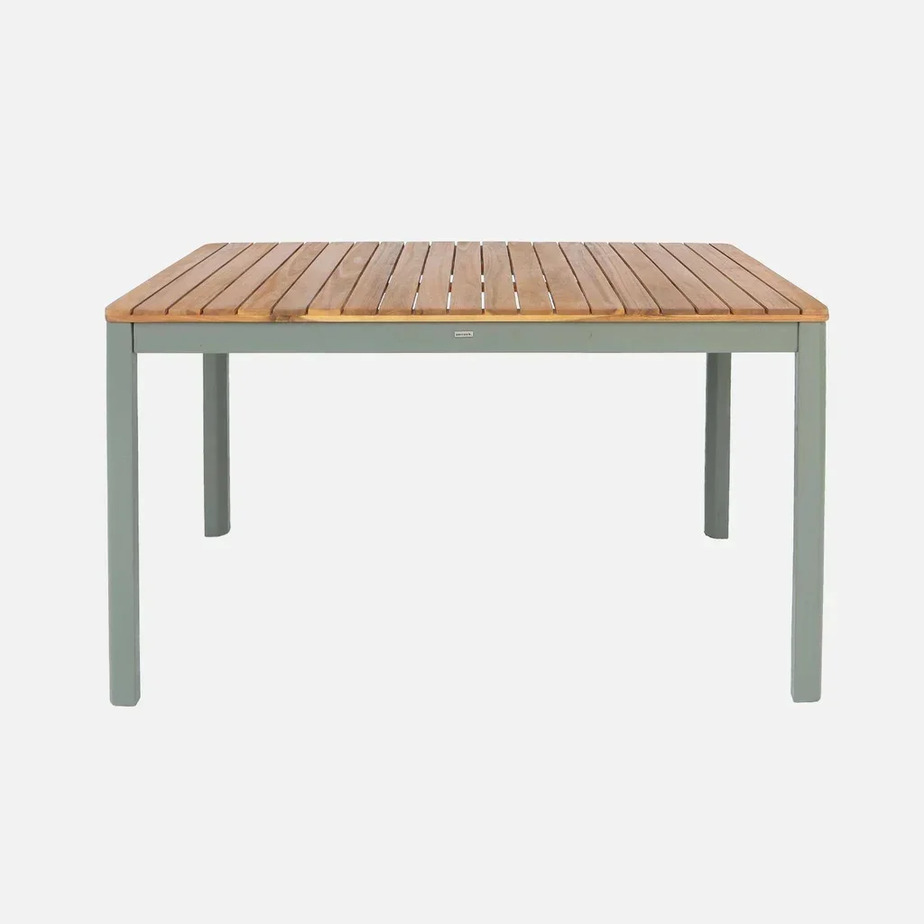 Mesa jardín acacia rectangular 6 comensales Senora 120 cm terraza exterior madera