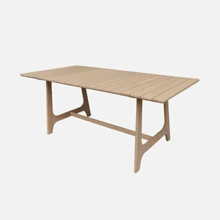 Table de jardin rectangulaire bois acacia 8 personnes Aroha