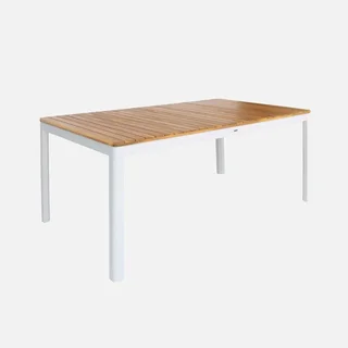 Table jardin rectangulaire bois acacia 8 personnes 160 cm Senora