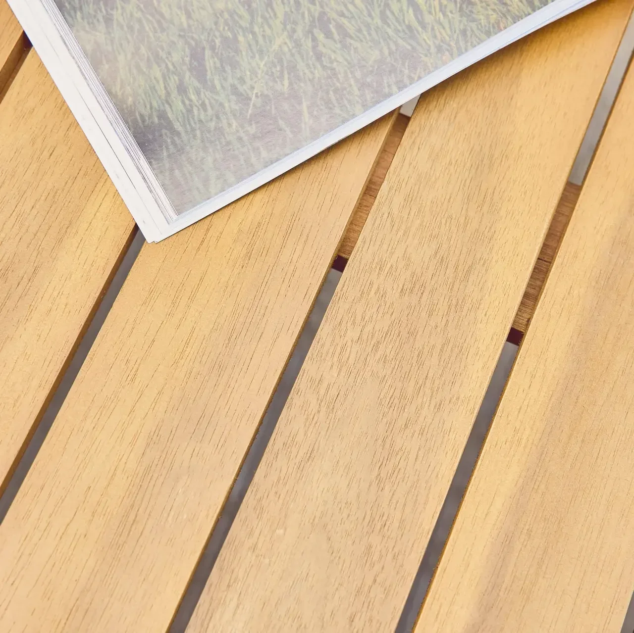 Table jardin rectangulaire bois acacia 8 personnes 160 cm Senora