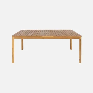 Table jardin acacia rectangulaire 8 personnes 160 cm Senora