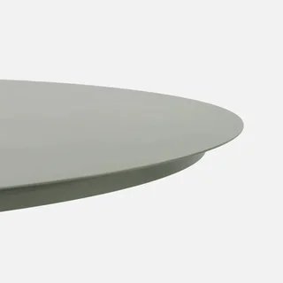 Table de jardin ronde aluminium anthracite Ø 140 cm 6 personnes Oreva