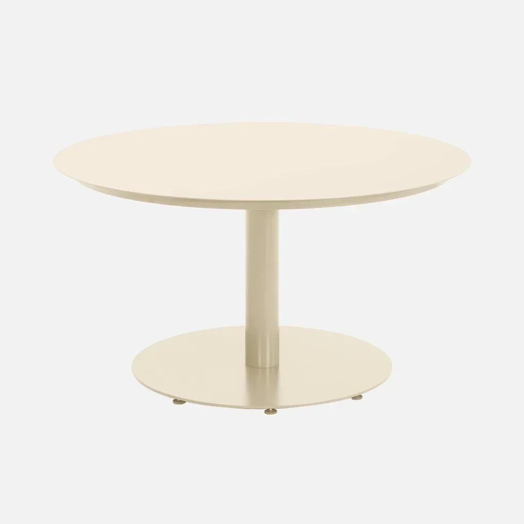 Table de jardin ronde aluminium 6 places Oreva terrasse conviviale