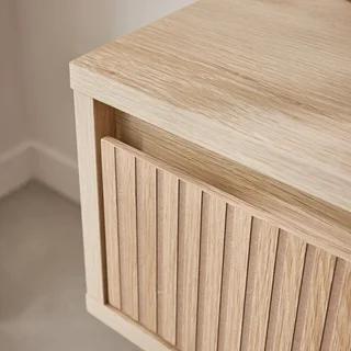 Table de nuit scandinave bois 1 tiroir lot 2 design nordique