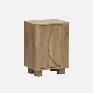 Holz Nachttisch umkehrbare Tür Pondi exotische Muster