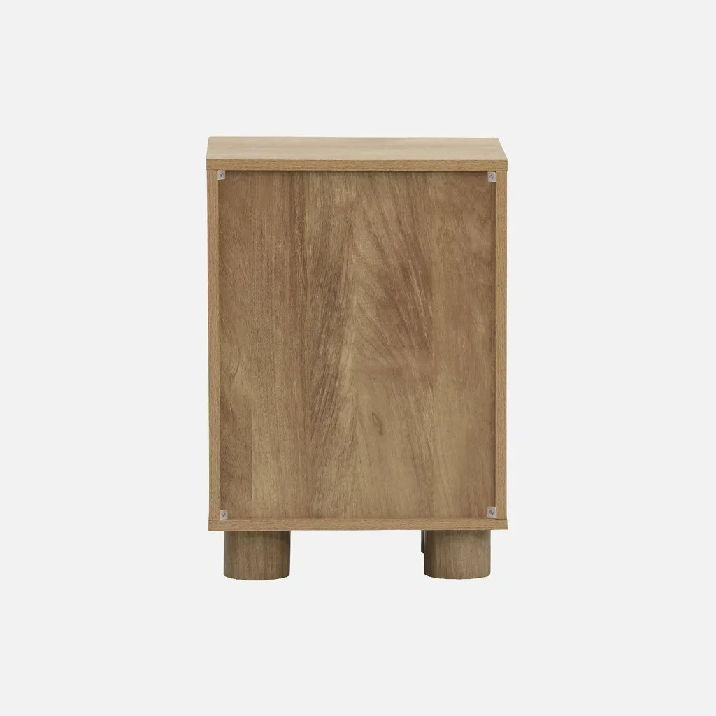 Holz Nachttisch umkehrbare Tür Pondi exotische Muster